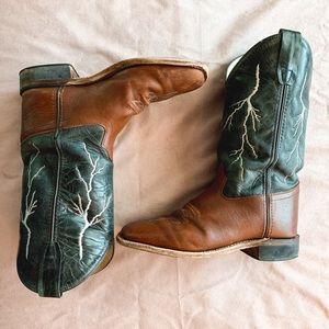 CODY JAMES BOYS' LIGHTENING WESTERN BOOTS